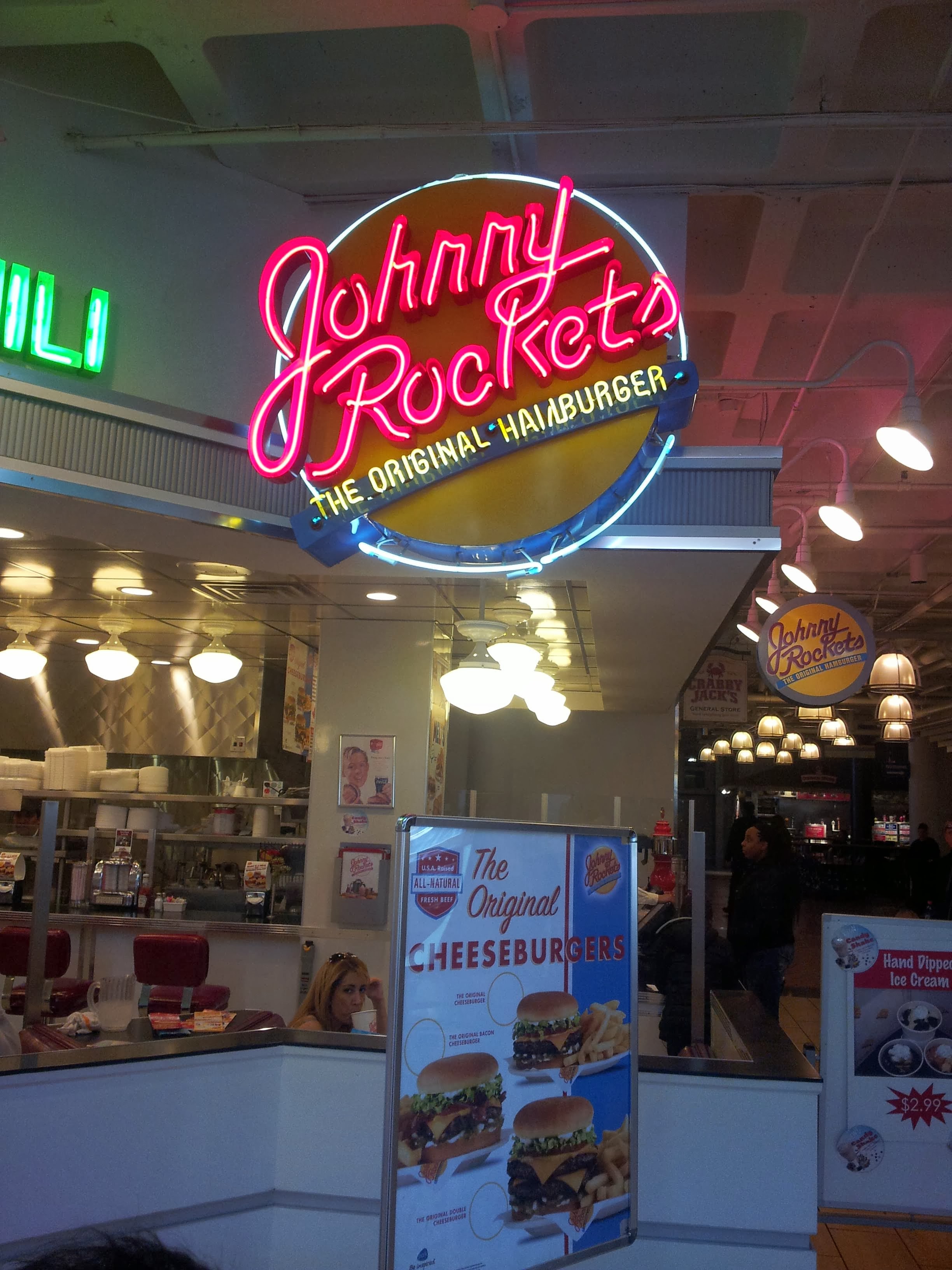 Johnny Rockets Neon Sign