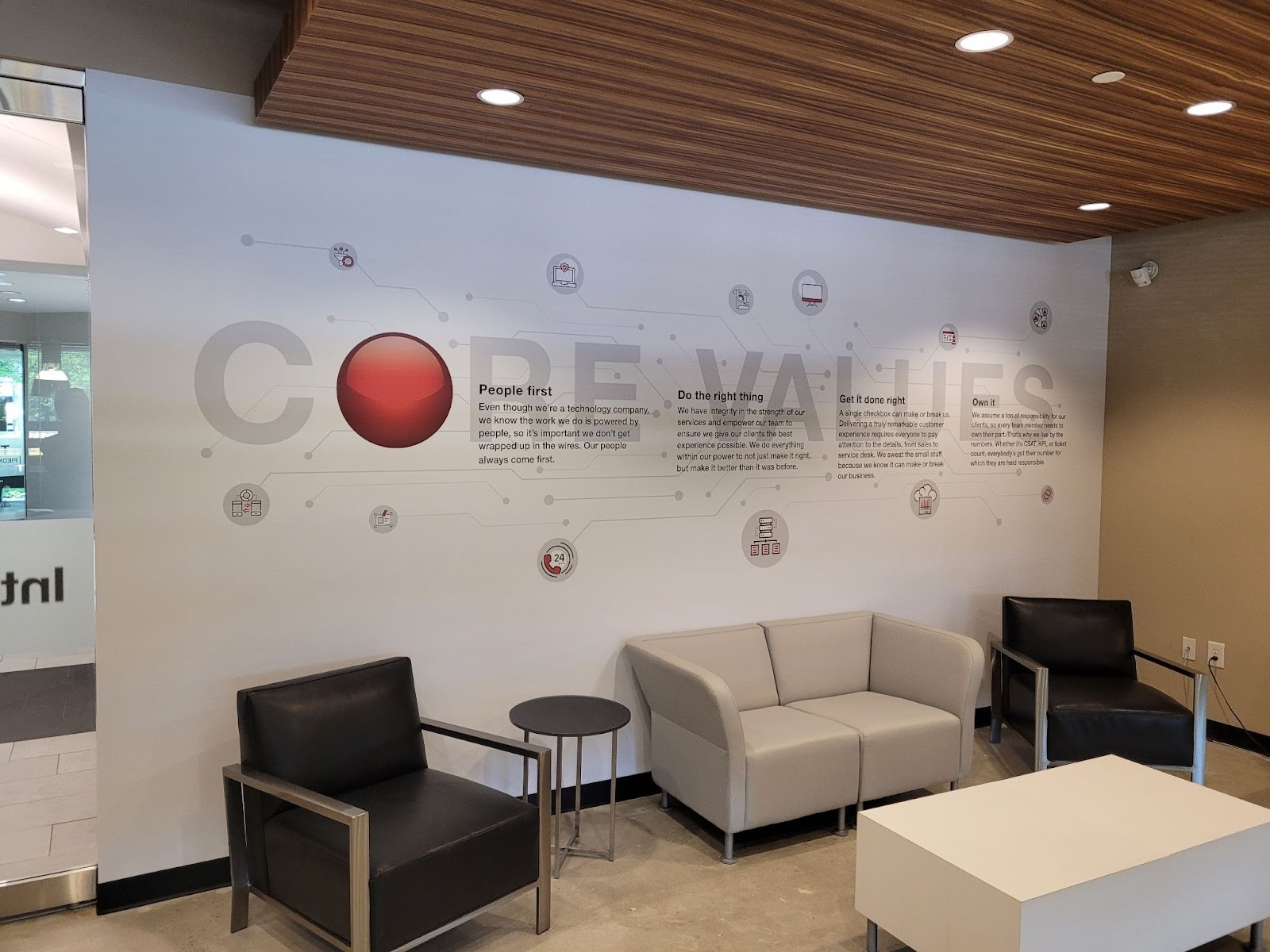 Corporate Identity Wall