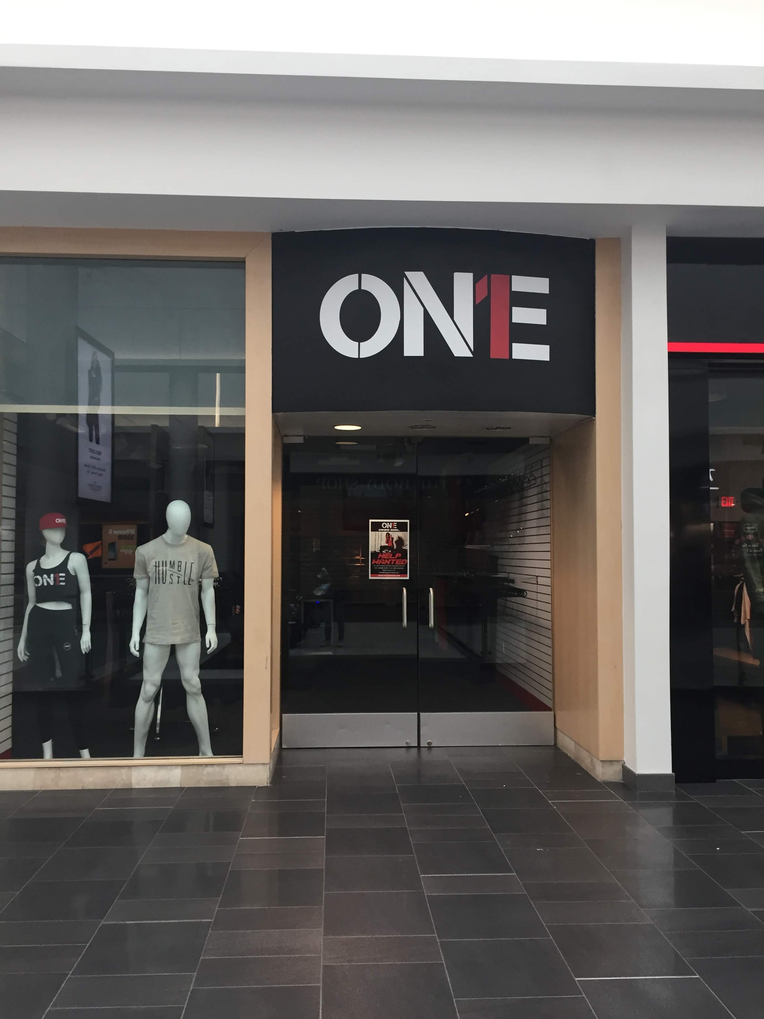 ONE Store Storefront Signage