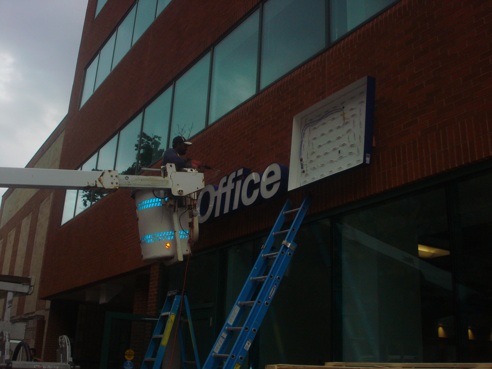 Post Office Building Signage